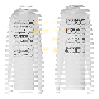 かわいい面白い犬種 長袖Tシャツ - Kawaiitshirt