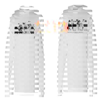 かわいい鶏 洋画 恋 春 パステル 長袖Tシャツ - Kawaiitshirt