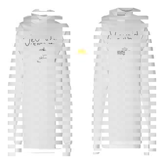 ぐでたま Nevermind ライトカラー 長袖Tシャツ - Kawaiitshirt