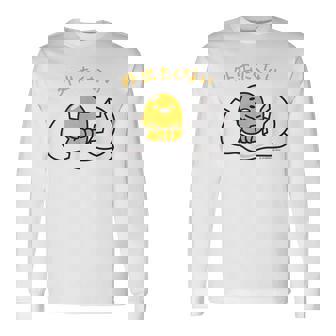 ぐでたま 外出たくない ライトカラー 長袖Tシャツ - Kawaiitshirt