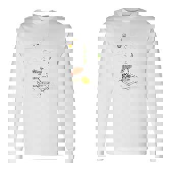 ぐでたま 鶏卵戯画 長袖Tシャツ - Kawaiitshirt