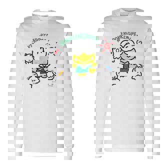 けろけろけろっぴ てるてるぼうず ライトカラー 長袖Tシャツ - Kawaiitshirt