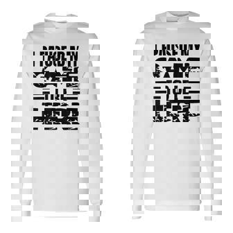 ここに来るためにゲームを一時停止しました 長袖Tシャツ - Kawaiitshirt