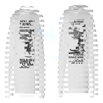 すべての天使に翼があるわけではない-マザーシンガプーラキャットママ 長袖Tシャツ - Kawaiitshirt