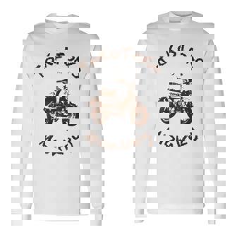 とことこモンキー バックプリント 長袖Tシャツ - Kawaiitshirt