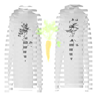 にんじん 園芸 野菜 長袖Tシャツ - Kawaiitshirt
