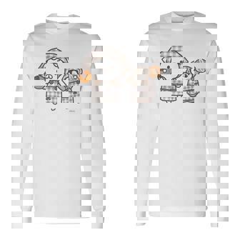 ねこぺん日和 いかがですか 長袖Tシャツ - Kawaiitshirt