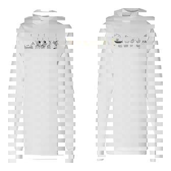 ねこぺん日和 七草粥 長袖Tシャツ - Kawaiitshirt