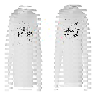 はぴば 誕生日 記念 誕生会 パーティー おめでとう バースデー ハッピーバースデー ハピバ 紙吹雪 主人公 主役 ネタ 長袖Tシャツ - Kawaiitshirt