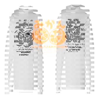 みかん柑橘 鮮やかな爽快感 日本語漢字付き 長袖Tシャツ - Kawaiitshirt