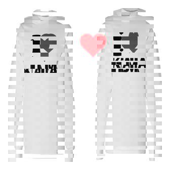 アイハート 北島 Japan Love 日本土産 長袖Tシャツ - Kawaiitshirt