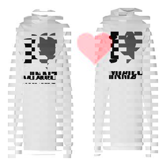 アイハート 南伊豆 Japan Love 日本土産 長袖Tシャツ - Kawaiitshirt