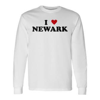 アイ・ハート Usa シティ-アイ・ラブ・ニューアーク 長袖Tシャツ - Kawaiitshirt