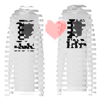 アイ・ラブ・ハナ 長袖Tシャツ - Kawaiitshirt