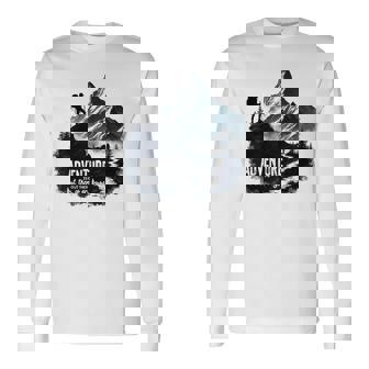 アドベンチャー バグ アウトドア キャンプ ハイキング 面白い 自然 グラフィック 長袖Tシャツ - Kawaiitshirt