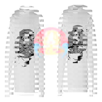 アニメ モルモット 漫画 カワイイ ねこ 日本のラーメン モルモット 長袖tシャツ 長袖Tシャツ - Kawaiitshirt