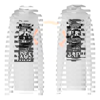 アライグマコスチュームtシャツ グルービー Let's Get Trashed 長袖Tシャツ - Kawaiitshirt