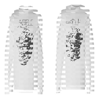 アリストテレスtシャツ 古代ギリシャ哲学者 長袖Tシャツ - Kawaiitshirt