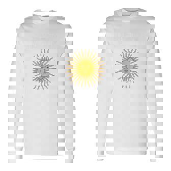 アルゼンチン国旗 アルゼンチン代表チームスタイル 5月の太陽 長袖Tシャツ - Kawaiitshirt