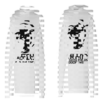 アルテミス 古代ギリシャの女神 長袖Tシャツ - Kawaiitshirt