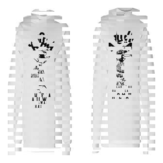 アロハ フラクラブ ハレイワ ハワイ 長袖Tシャツ - Kawaiitshirt