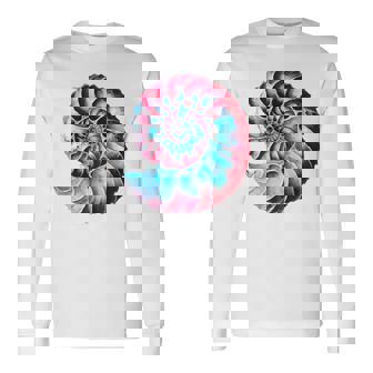 アンモナイトスパイラル貝殻 長袖tシャツ 長袖Tシャツ - Kawaiitshirt