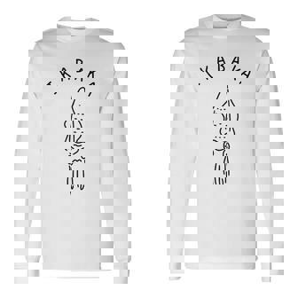 イカバカ アオリイカ フィッシング 魚釣り アングラー ゆるおもしろイラスト 長袖Tシャツ - Kawaiitshirt