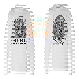 イスタンブール、トルコ 猫の街 Ii 長袖Tシャツ - Kawaiitshirt