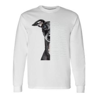 イタリアングレイハウンド 長袖tシャツ 長袖Tシャツ - Kawaiitshirt