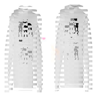 イタリアン・グレイハウンドが大好き 長袖Tシャツ - Kawaiitshirt