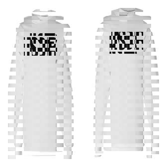 インサイダー 長袖Tシャツ - Kawaiitshirt