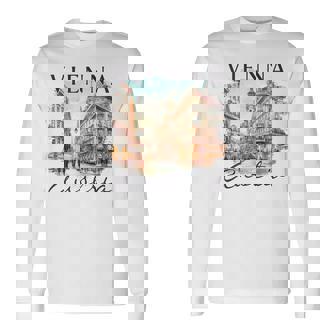 ウィーン オーストリア 旅行 お土産 Meet Me Inienna 長袖Tシャツ - Kawaiitshirt