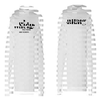 ウェルビーイング 既存に感謝 長袖Tシャツ - Kawaiitshirt