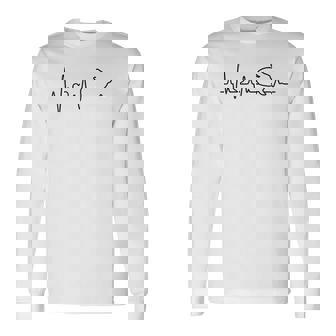 ウサギ ハートビート ウサギ 心拍数 ウサギ ブリーダーウサギ 長袖Tシャツ - Kawaiitshirt