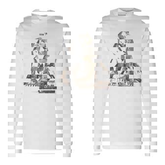 エジプト スフィンクス 神秘 ラムセス バックプリント 長袖Tシャツ - Kawaiitshirt