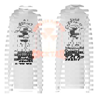 エスプレッソ・マティーニ・ソーシャル・クラブ・ウォッカ・コーヒー・ラバー・カクテル 長袖Tシャツ - Kawaiitshirt