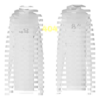 エラー404デジタル表現 長袖Tシャツ - Kawaiitshirt