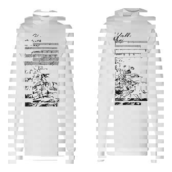 エルケーニッヒ・ゲーテの詩シューベルトの歌 長袖Tシャツ - Kawaiitshirt