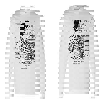 オスカー・ワイルド At Work By オーブリー・ビアズリー 1893 長袖Tシャツ - Kawaiitshirt