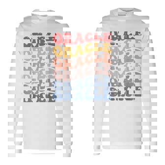 オラクル・グルーヴィー・レトロ 長袖Tシャツ - Kawaiitshirt