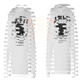 オリンピック国立公園 ワシントン ツキノワグマ 長袖Tシャツ - Kawaiitshirt