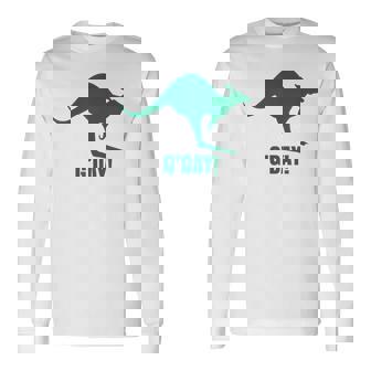 オーストラリア地図 カンガルーtシャツ オーストラリア カンガルー オーストラリア 長袖Tシャツ - Kawaiitshirt