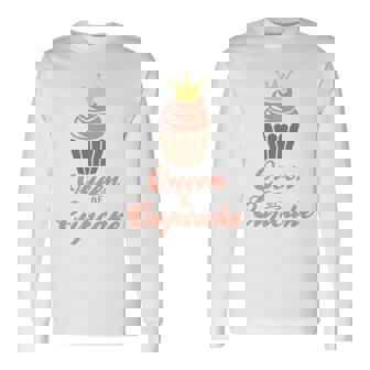 カップケーキの女王 長袖tシャツ 長袖Tシャツ - Kawaiitshirt