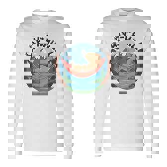 カピバラ 寝るデザイン カピバラ 飼い主 動物好き 長袖Tシャツ - Kawaiitshirt