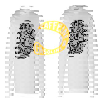 カフェインとガソリン 長袖Tシャツ - Kawaiitshirt