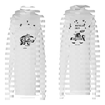 カフェレーサー おしゃれ バイク モーターサイクル カスタム 東京 ジャパン 長袖Tシャツ - Kawaiitshirt