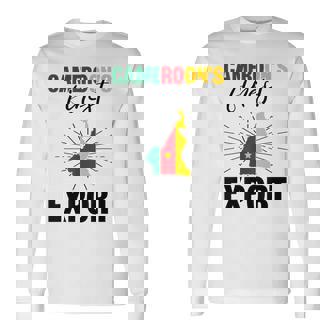 カメルーンの国旗 カメルーン語 長袖Tシャツ - Kawaiitshirt