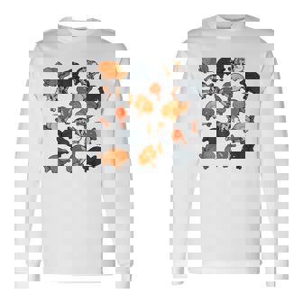 カラフルランチュウ 長袖Tシャツ - Kawaiitshirt