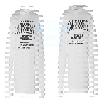 カンタベリー ニューハンプシャー州 ニューハンプシャービンテージアスレチックスポーツデザイン 長袖Tシャツ - Kawaiitshirt