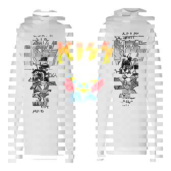 キッズ キッス Kiss In The Lines 長袖Tシャツ - Kawaiitshirt
